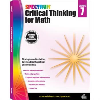 Spectrum Critical Thinking for Math, Grade 7