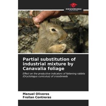 Partial substitution of industrial mixture by Canavalia foliage