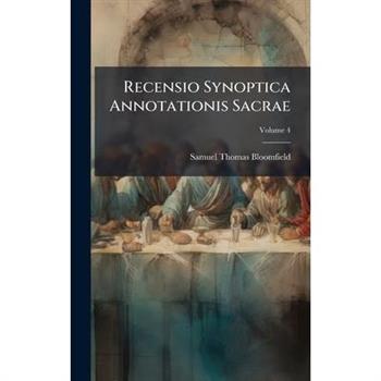 Recensio Synoptica Annotationis Sacrae