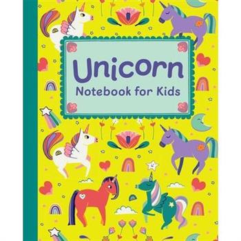 Unicorn Notebook for Kids: Featuring Cute Unicorn Art and Lined, Blank, Graphed and Bulleted Pages Perfect for Journaling and Doodling!