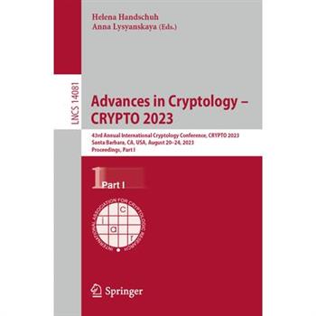 Advances in Cryptology - Crypto 2023