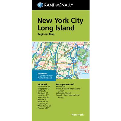 Rand McNally Folded Map: New York City Long Island Regional Map