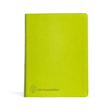 CSB Life Counsel Bible, Apple Green Leathertouch, Indexed