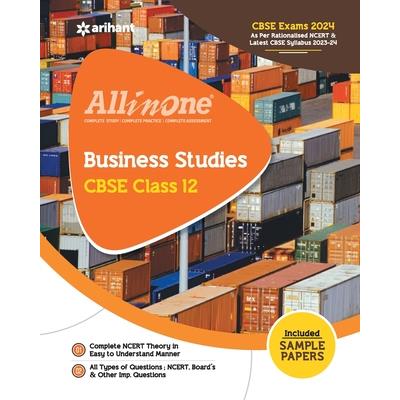 All In One Class 12th Business Studies for CBSE Exam 2024