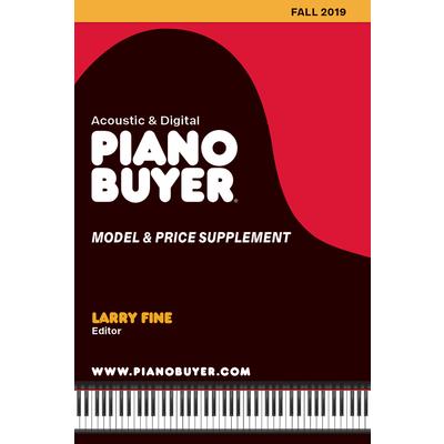 Piano Buyer Model & Price Supplement / Fall 2019