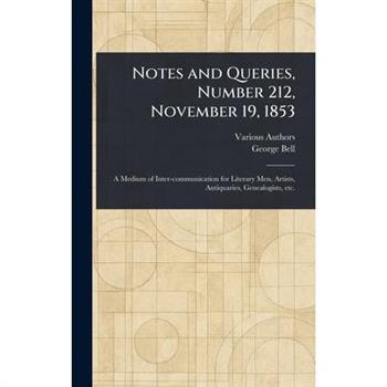 Notes and Queries, Number 212, November 19, 1853