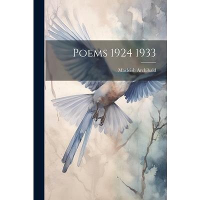 Poems 1924 1933