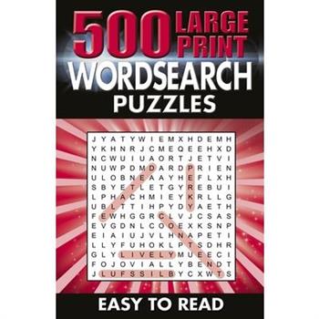 500 Large Print Wordsearch Puzzles