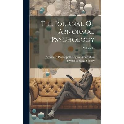 The Journal Of Abnormal Psychology; Volume 14