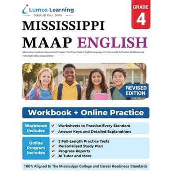 Grade 4 English Language Arts Literacy (ELA) Practice Workbook and Full-length Online Assessments