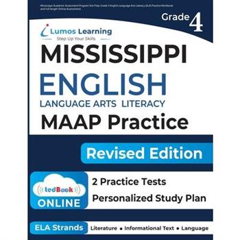 Grade 4 English Language Arts Literacy (ELA) Practice Workbook and Full-length Online Assessments