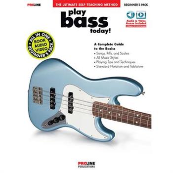 Play Bass Today Beginner's Pack - Proline Custom Verision Book/Online Audio