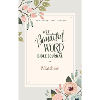 Niv, Beautiful Word Bible Journal, Matthew, Paperback, Comfort Print