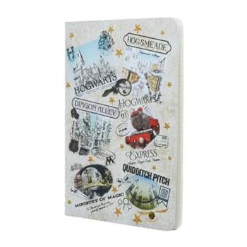 The Wizarding World Notebook A5 Unlined Softcover Cahier, 80pg, 100gsm by Paperblanks (Harry Potter Collection)