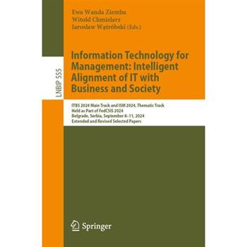 Information Technology for Management: Intelligent Alignment of It with Business and Society