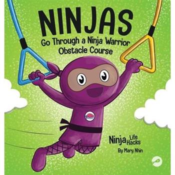Ninjas Go Through a Ninja Warrior Obstacle Course
