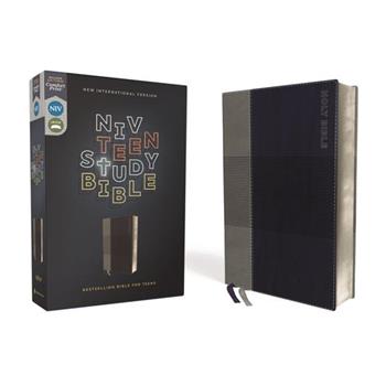 Niv, Teen Study Bible, Leathersoft, Blue, Comfort Print