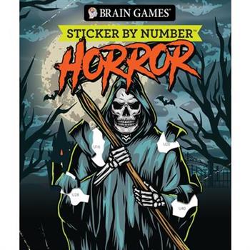 Brain Games - Sticker by Number: Horror