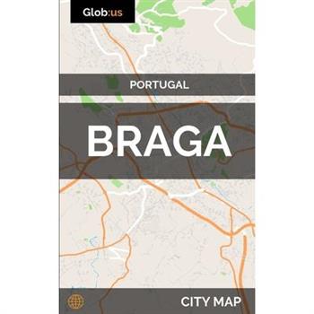 Braga, Portugal - City Map