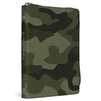 ESV Compact Bible (Canvas with Zipper, Camo Design)