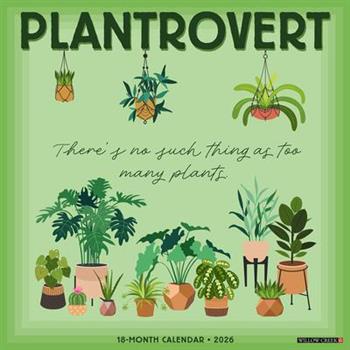 Plantrovert 12 X 12 Wall Calendar