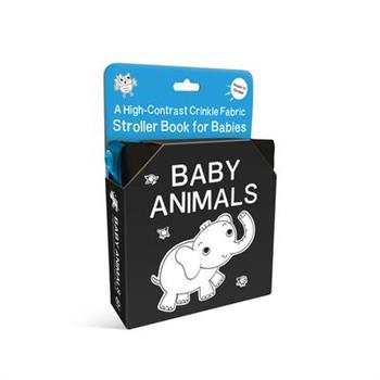 Baby Animals: A High-Contrast Crinkle Fabric Stroller Book for Babies