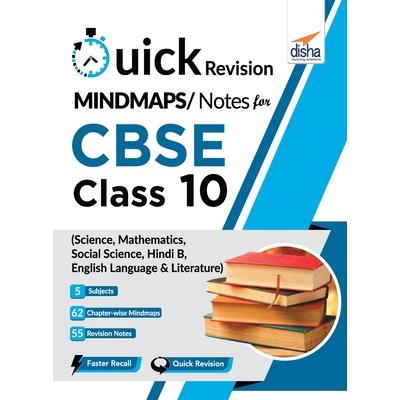 Quick Revision MINDMAPS/ NOTES for CBSE Class 10 Science Mathematics Social Science Hindi B & English Language & Literature