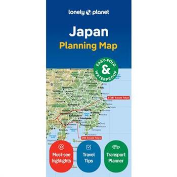 Lonely Planet Japan Planning Map 2
