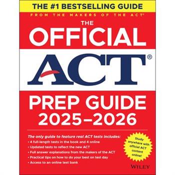 The Official ACT Prep Guide 2025-2026, (Book ＋ Online Course)