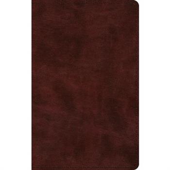 ESV Large Print Thinline Bible (Trutone, Mahogany)