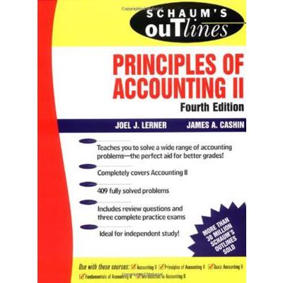 Schaum's Outline of Principles of Accounting II