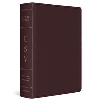 ESV Study Bible, Large Print (Burgundy)
