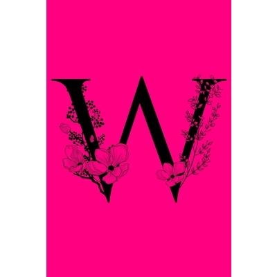 WMonogram Initial Letter Notebook