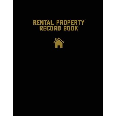 Rental Property Record BookProperties Important Details， Renters Information， Rent & Incom