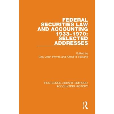 Federal Securities Law and Accounting 1933-1970