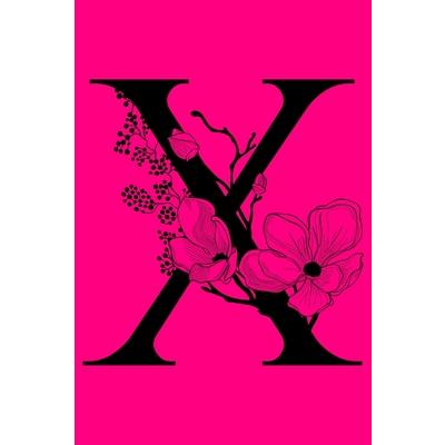 XMonogram Initial Notebook