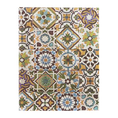 Paperblanks Porto Portuguese Tiles Hardcover Journal Ultra Lined Elastic Band Closure 144 Pg 120 GSM