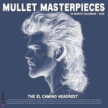 Mullet Masterpieces 12 X 12 Wall Calendar