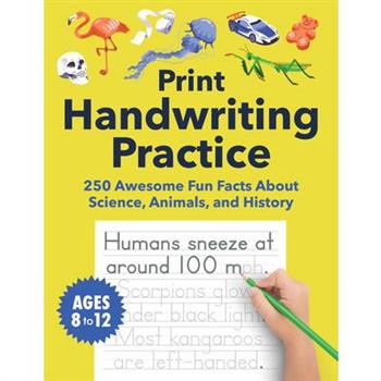 Print Handwriting Practice for Kids 8-12