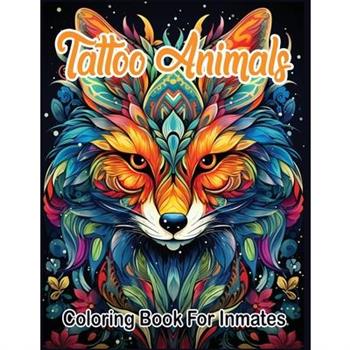 Tattoo Animals coloring book for inmates
