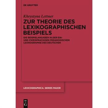 Zur Theorie Des Lexikographischen Beispiels