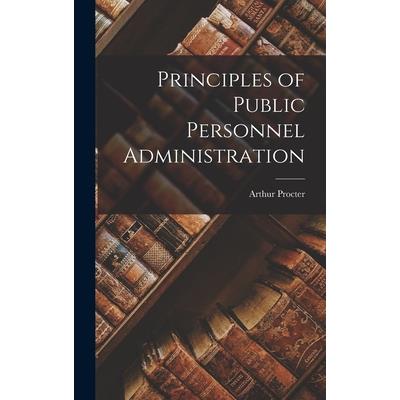 Principles of Public Personnel Administration