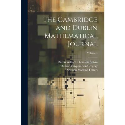 The Cambridge and Dublin Mathematical Journal; Volume 4