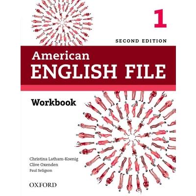 American English File 2e Workbook Level 1 2019 Pack