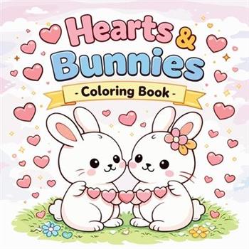 Hearts and Bunnies - Coloring Book