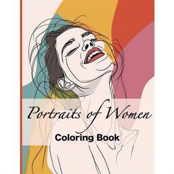 Portraits of Women Coloring Book