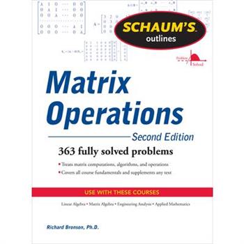 Shaum's Outlines of Matrix Operations