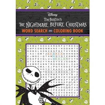 The Nightmare Before Christmas Word Search and Coloring Book