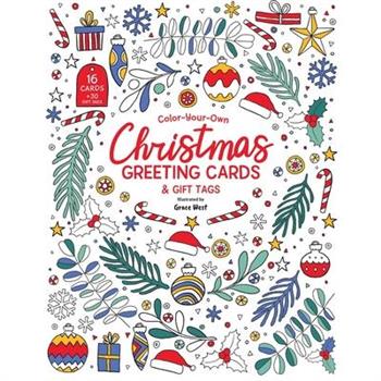 Color-Your-Own Christmas Greeting Cards