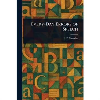 Every-Day Errors of Speech